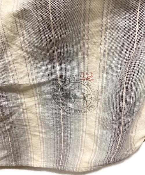 POLO RALPH LAUREN（ポロ・ラルフローレン）POLO RALPH LAUREN (ポロ・ラルフローレン) ウエスタンシャツ ベージュ×ブルー サイズ:Sの古着・服飾アイテム