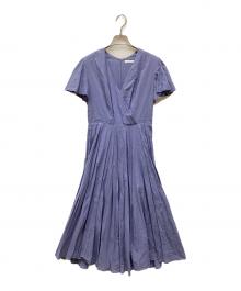 MARIHA（マリハ）の古着「半袖コットンワンピース」｜スカイブルー