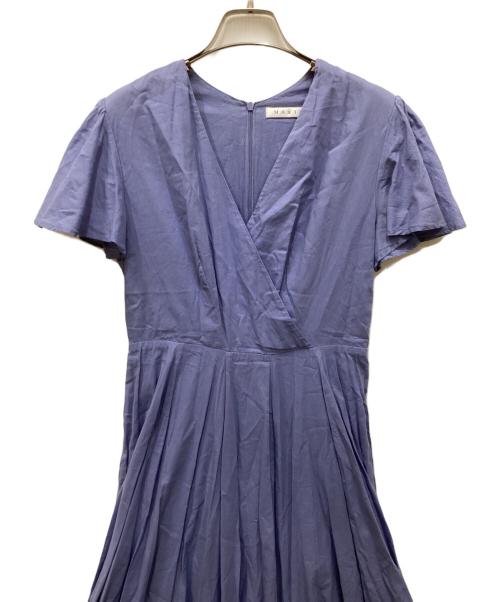 MARIHA（マリハ）MARIHA (マリハ) 半袖コットンワンピース スカイブルー サイズ:36の古着・服飾アイテム