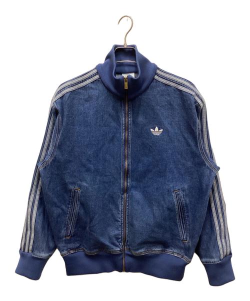 adidas（アディダス）adidas (アディダス) アディカラー デニム ファイヤーバード トラックトップ インディゴ サイズ:Lの古着・服飾アイテム