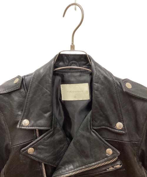 DEADWOOD（デッドウッド）DEADWOOD (デッドウッド) ライダースジャケット ブラック サイズ:36の古着・服飾アイテム