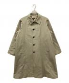 BEAUTY&YOUTHビューティーアンドユース）の古着「エアリーコットンバルカラーコート」｜オリーブ