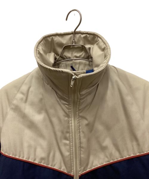 Field & Stream（フィールド＆ストリーム）Field & Stream (フィールド＆ストリーム) ラグラン中綿ジャケット ベージュ×ネイビー サイズ:40の古着・服飾アイテム