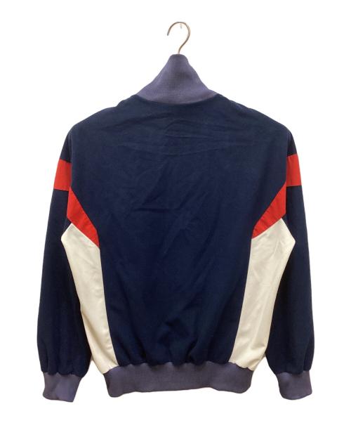 adidas（アディダス）adidas (アディダス) ベロアトラックジャケット ネイビー サイズ:採寸参照の古着・服飾アイテム