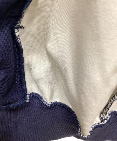 adidas（アディダス）adidas (アディダス) ベロアトラックジャケット ネイビー サイズ:採寸参照の古着・服飾アイテム