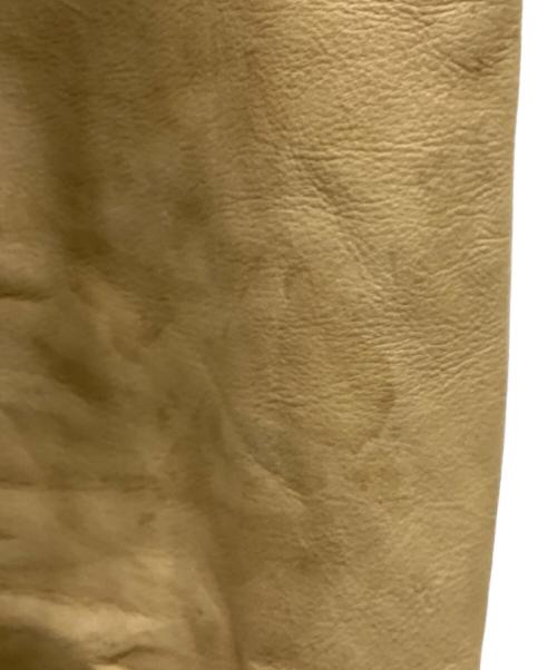 GAP（ギャップ）GAP (ギャップ) レザートラッカージャケット ベージュ サイズ:Lの古着・服飾アイテム