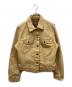 GAP（ギャップ）の古着「レザートラッカージャケット」｜ベージュ