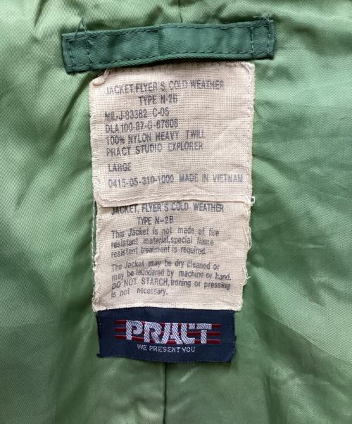 PRACT（プラクト）PRACT (プラクト) N-2Bジャケット グリーン サイズ:Lの古着・服飾アイテム