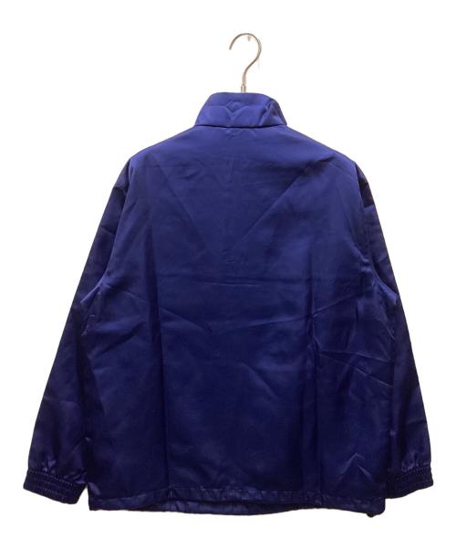 adidas（アディダス）adidas (アディダス) サテンウインドブレーカー ネイビー サイズ:Lの古着・服飾アイテム
