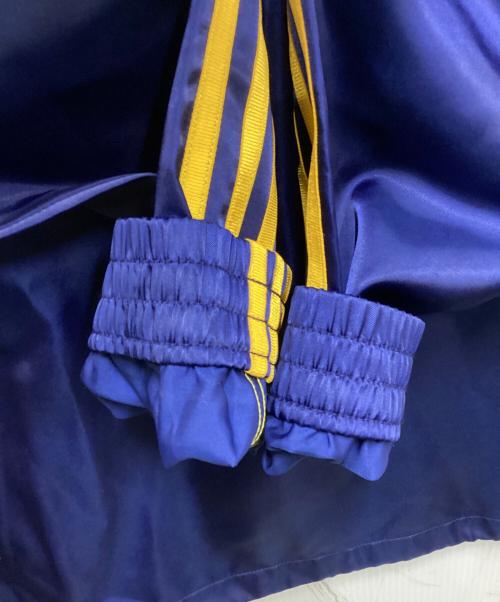 adidas（アディダス）adidas (アディダス) サテンウインドブレーカー ネイビー サイズ:Lの古着・服飾アイテム