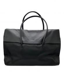 Hoaw.（ハァウ）の古着「フラップボストンバッグ」｜ブラック