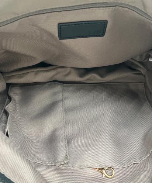 2.718（ニーテンナナイチハチ）2.718 (ニーテンナナイチハチ) レザーショルダーバッグ ブラックの古着・服飾アイテム