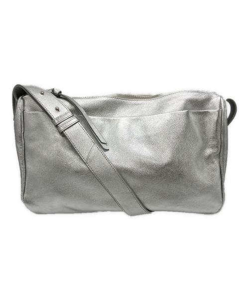 2.718（ニーテンナナイチハチ）2.718 (ニーテンナナイチハチ) レザーショルダーバッグ シルバーの古着・服飾アイテム