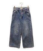GALLARDA GALANTEガリャルダガランテ）の古着「ワイドデニムパンツ」｜インディゴ
