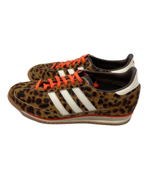 adidas（アディダス）adidas (アディダス) SL72 OG レオパードハラコスニーカー ブラウン サイズ:US6 1/2の古着・服飾アイテム