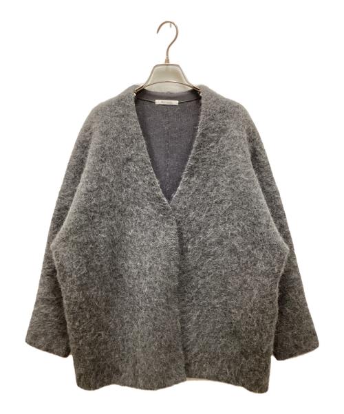 Whim Gazette（ウィムガゼット）Whim Gazette (ウィムガゼット) セッケツニットジャケット グレー サイズ:FREEの古着・服飾アイテム