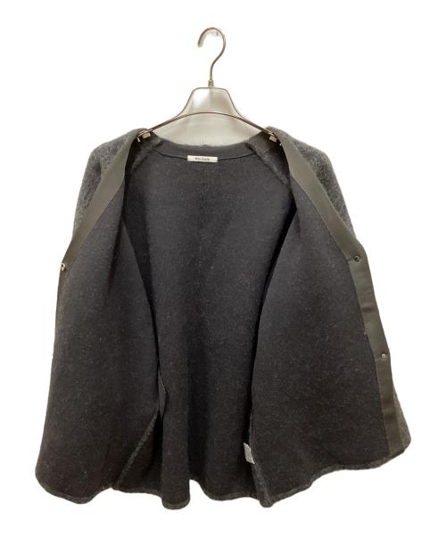 Whim Gazette（ウィムガゼット）Whim Gazette (ウィムガゼット) セッケツニットジャケット グレー サイズ:FREEの古着・服飾アイテム