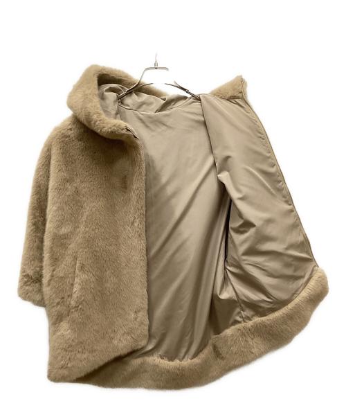 THE PAUSE（ザポーズ）THE PAUSE (ザポーズ) フェイクファードルマンコート ベージュ サイズ:FREEの古着・服飾アイテム