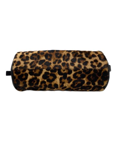 Hoaw.（ハァウ）Hoaw. (ハァウ) ヘアレザー2WAYショルダーバッグ ブラック×ブラウンの古着・服飾アイテム