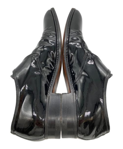 a.testoni（アテストーニ）a.testoni (アテストーニ) エナメルモンクストラップシューズ ブラック サイズ:６の古着・服飾アイテム