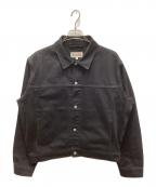 stussyステューシー）の古着「Denim Trucker Jacket / デニムトラッカージャケット」｜ブラック