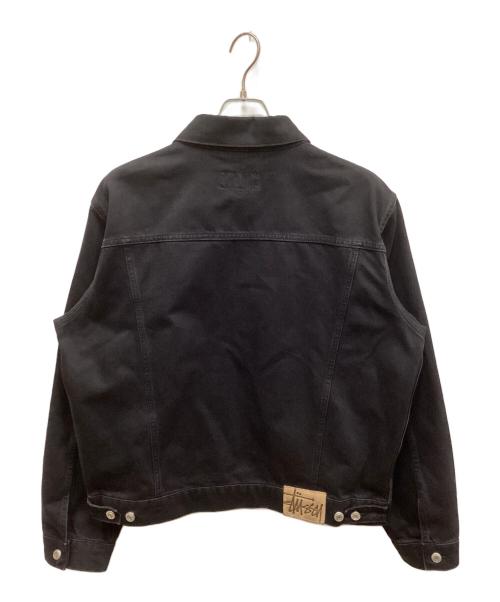 stussy（ステューシー）stussy (ステューシー) Denim Trucker Jacket / デニムトラッカージャケット ブラック サイズ:Lの古着・服飾アイテム