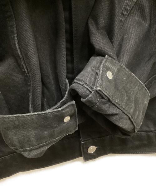 stussy（ステューシー）stussy (ステューシー) Denim Trucker Jacket / デニムトラッカージャケット ブラック サイズ:Lの古着・服飾アイテム