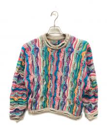 Coogi（クージー）の古着「ウール3Dニット」｜マルチカラー