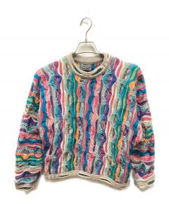 中古・古着通販】COOGI (クージー) 3Dニットカーディガン マルチカラー
