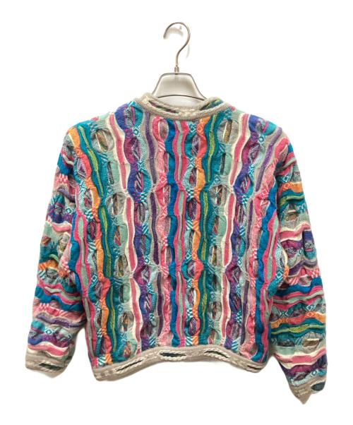 Coogi（クージー）Coogi (クージー) ウール3Dニット マルチカラー サイズ:Sの古着・服飾アイテム