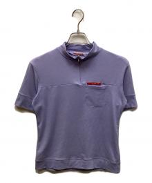 PRADA SPORTS（プラダスポーツ）の古着「ハーフジップカットソー」｜パープル