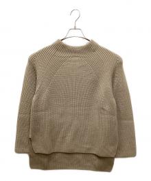 BATONER（バトナ―）の古着「SIGNATURE BOTTLE NECK ニット」｜ベージュ