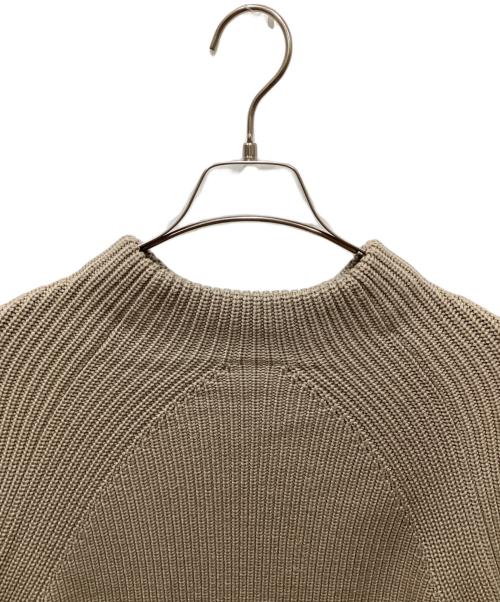 BATONER（バトナ―）BATONER (バトナ―) SIGNATURE BOTTLE NECK ニット ベージュ サイズ:2の古着・服飾アイテム