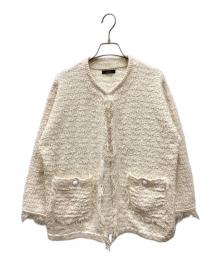 allureville（アルアバイル）の古着「ブークレージャガードニットジャケット」｜アイボリー