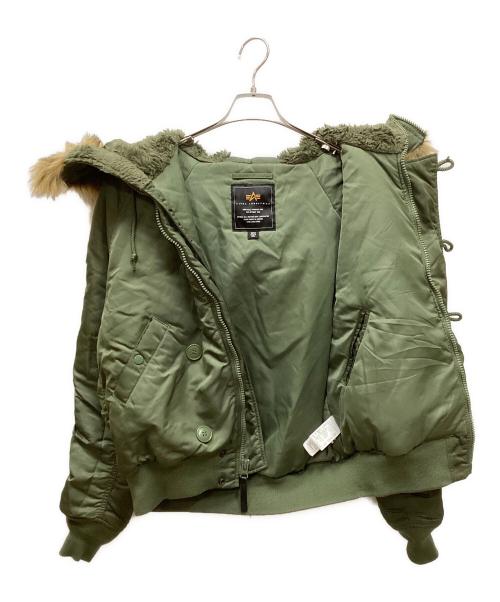 ALPHA（アルファ）ALPHA (アルファ) N-2B SHORT WAIST PARKA / フライトジャケット オリーブ サイズ:Mの古着・服飾アイテム