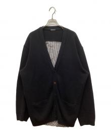 UNDERCOVERISM（アンダーカバーイズム）の古着「後SH切替KNカーディガン」｜ブラック