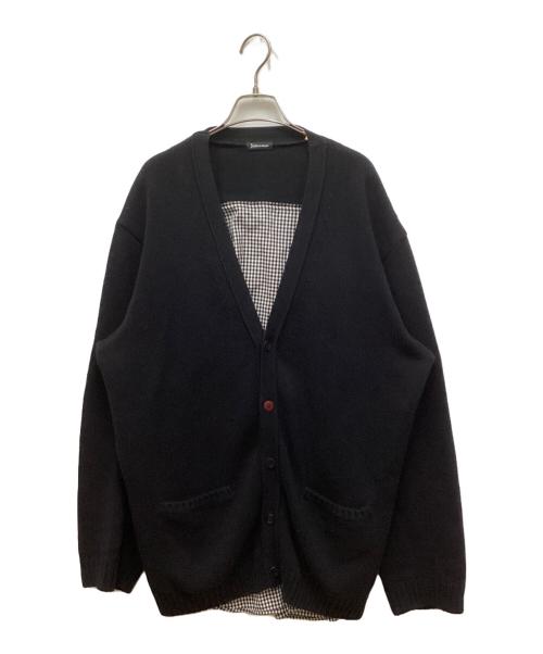 UNDERCOVERISM（アンダーカバーイズム）UNDERCOVERISM (アンダーカバーイズム) 後SH切替KNカーディガン ブラック サイズ:4の古着・服飾アイテム