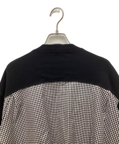 UNDERCOVERISM（アンダーカバーイズム）UNDERCOVERISM (アンダーカバーイズム) 後SH切替KNカーディガン ブラック サイズ:4の古着・服飾アイテム