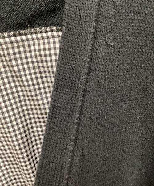 UNDERCOVERISM（アンダーカバーイズム）UNDERCOVERISM (アンダーカバーイズム) 後SH切替KNカーディガン ブラック サイズ:4の古着・服飾アイテム