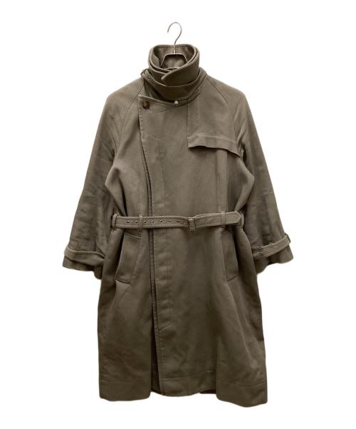 SEEALL（シーオール）SEEALL (シーオール) DOUBLE COLLAR TRENCH / ダブルカラートレンチコート ベージュ サイズ:1の古着・服飾アイテム