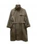 SEEALL（シーオール）の古着「DOUBLE COLLAR TRENCH / ダブルカラートレンチコート」｜ベージュ