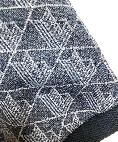 LACOSTE（ラコステ）LACOSTE (ラコステ) モノグラムジャガードポロシャツ スカイブルー サイズ:xsの古着・服飾アイテム