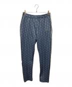 LACOSTEラコステ）の古着「モノグラムジャガードトラックパンツ」｜スカイブルー