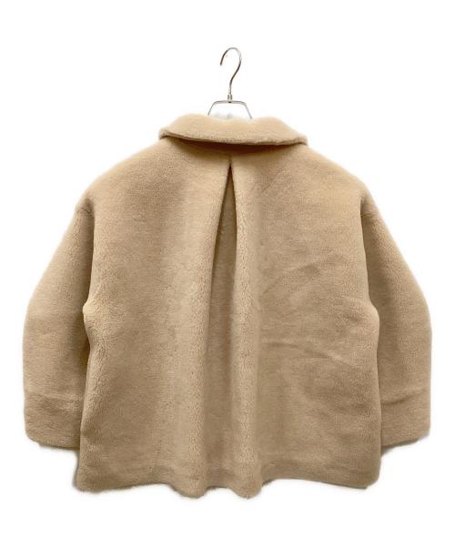 OHGA（オオガ）OHGA (オオガ) エコムートンコート アイボリー サイズ:Sの古着・服飾アイテム