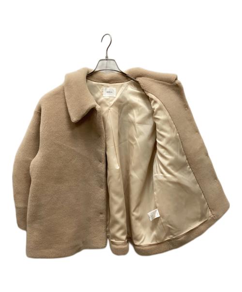 OHGA（オオガ）OHGA (オオガ) エコムートンコート アイボリー サイズ:Sの古着・服飾アイテム
