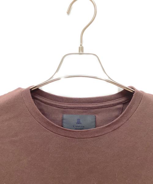 LANVIN COLLECTION（ランバンコレクション）LANVIN COLLECTION (ランバンコレクション) オーバークルーTシャツ ブラウン サイズ:50の古着・服飾アイテム