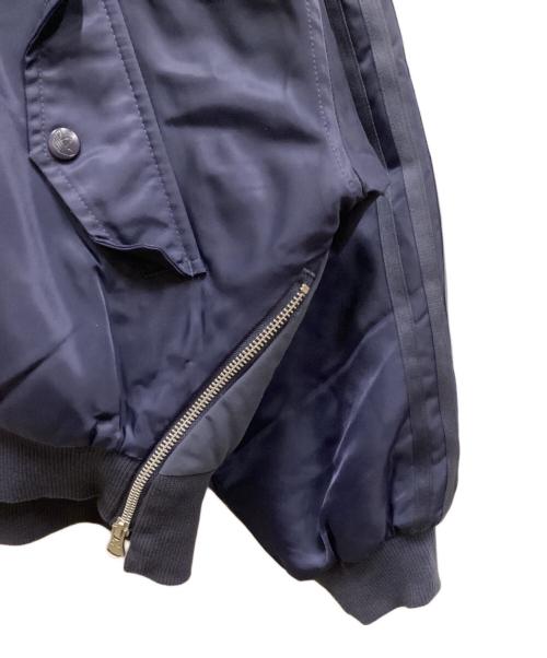 adidas（アディダス）adidas (アディダス) サイドジップブルゾン ネイビー サイズ:Mの古着・服飾アイテム