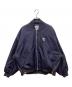 adidas（アディダス）の古着「サイドジップブルゾン」｜ネイビー