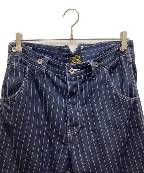 OKONKWO（オコンクウォ）OKONKWO (オコンクウォ) ピンストライプペインターパンツ インディゴ サイズ:Lの古着・服飾アイテム