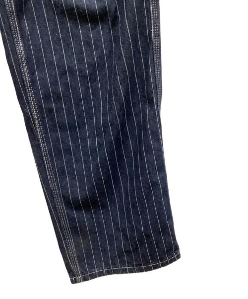 OKONKWO（オコンクウォ）OKONKWO (オコンクウォ) ピンストライプペインターパンツ インディゴ サイズ:Lの古着・服飾アイテム